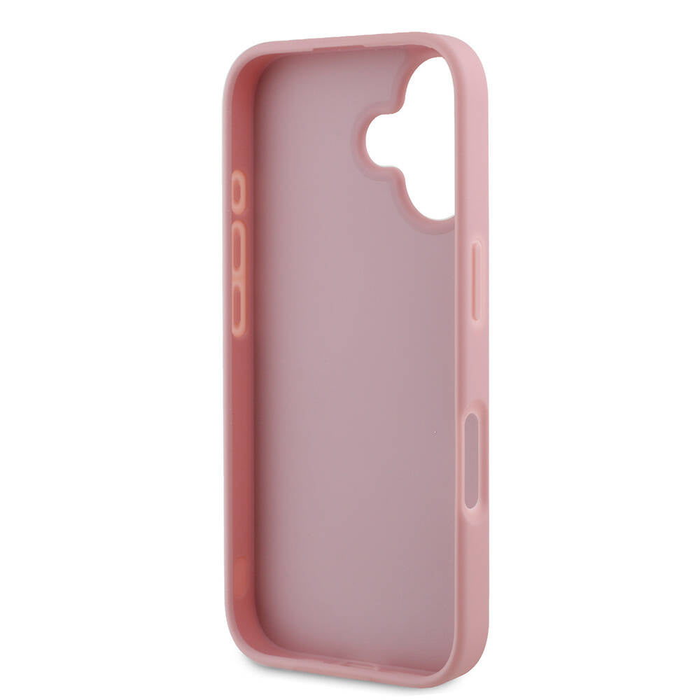 Guess iPhone 16 Plus Orjinal Lisanslı 4G Büyük Metal Logolu Glitter Telefon Kılıfı - 21