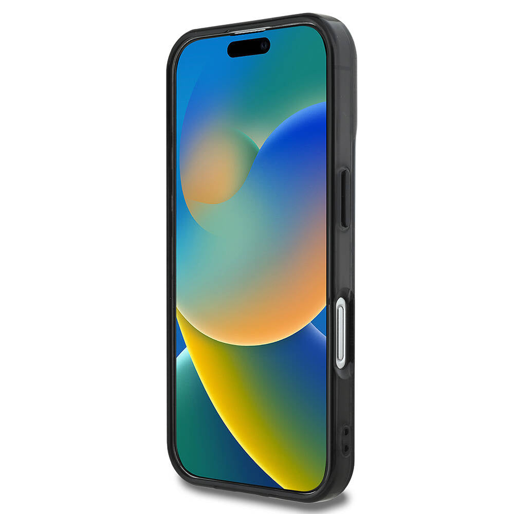Guess iPhone 16 Plus Orjinal Lisanslı Magsafe Şarj Özellikli 4G Desenli IML Yazı Logolu Peony Telefon Kılıfı - 20