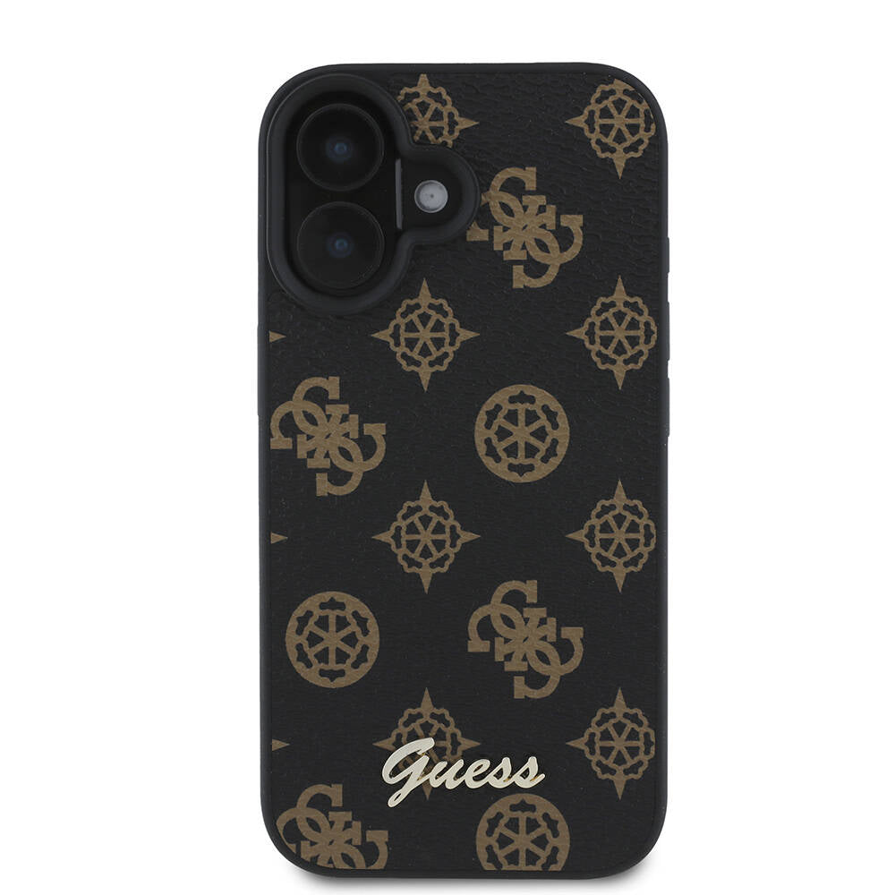 Guess iPhone 16 Plus Orjinal Lisanslı Magsafe Şarj Özellikli Yazı Logolu Peony Telefon Kılıfı - 9