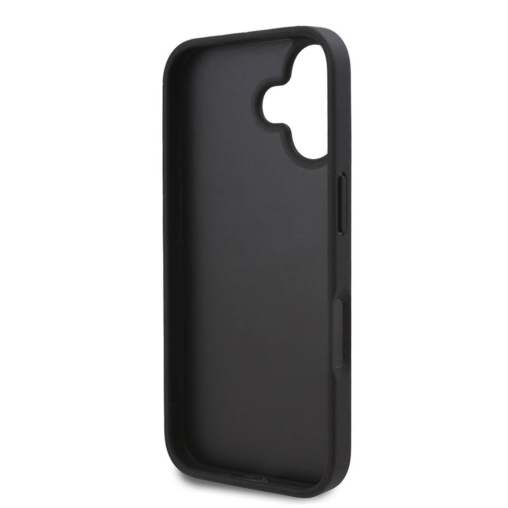 Karl Lagerfeld iPhone 16 Plus Orjinal Lisanslı Kartlıklı Cardslot Monogram Telefon Kılıfı - 7