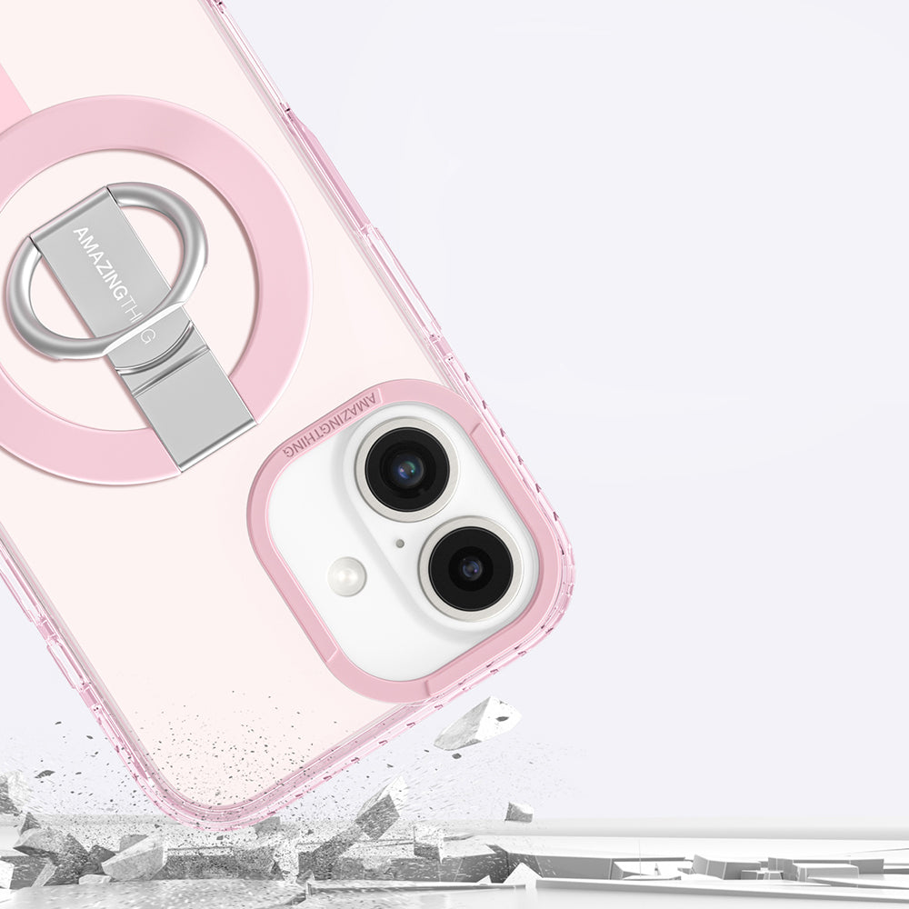 Amazingthing Titan Pro Serisi iPhone 16 Plus Magsafe Yüzük Standlı Telefon Kılıfı - 10