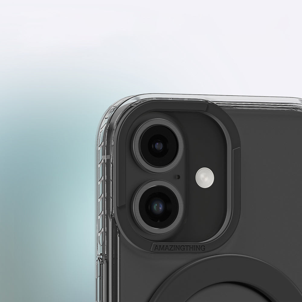 Amazingthing Titan Pro Serisi iPhone 16 Plus Magsafe Yüzük Standlı Telefon Kılıfı - 25