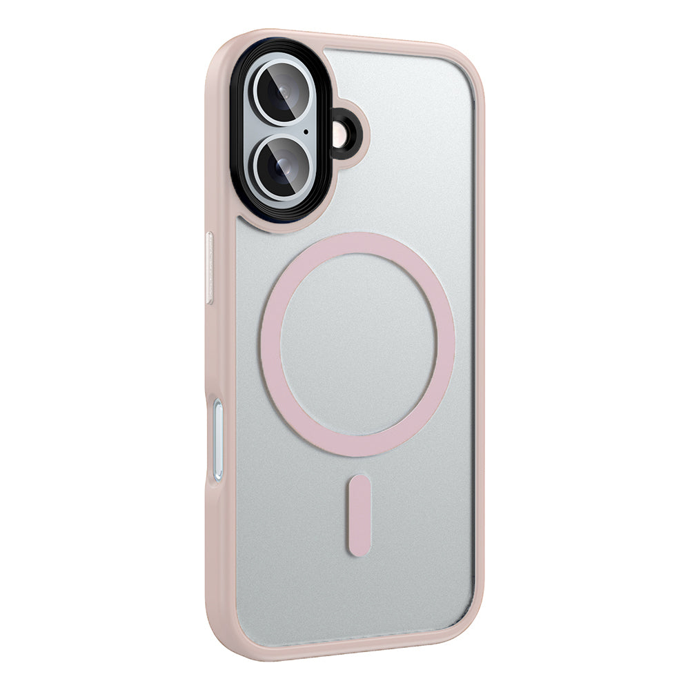 Cepax Matte Magsafe iPhone 16 Plus Mat Arka Yüzey Kablosuz Şarj Özellikli Telefon Kılıfı - 21