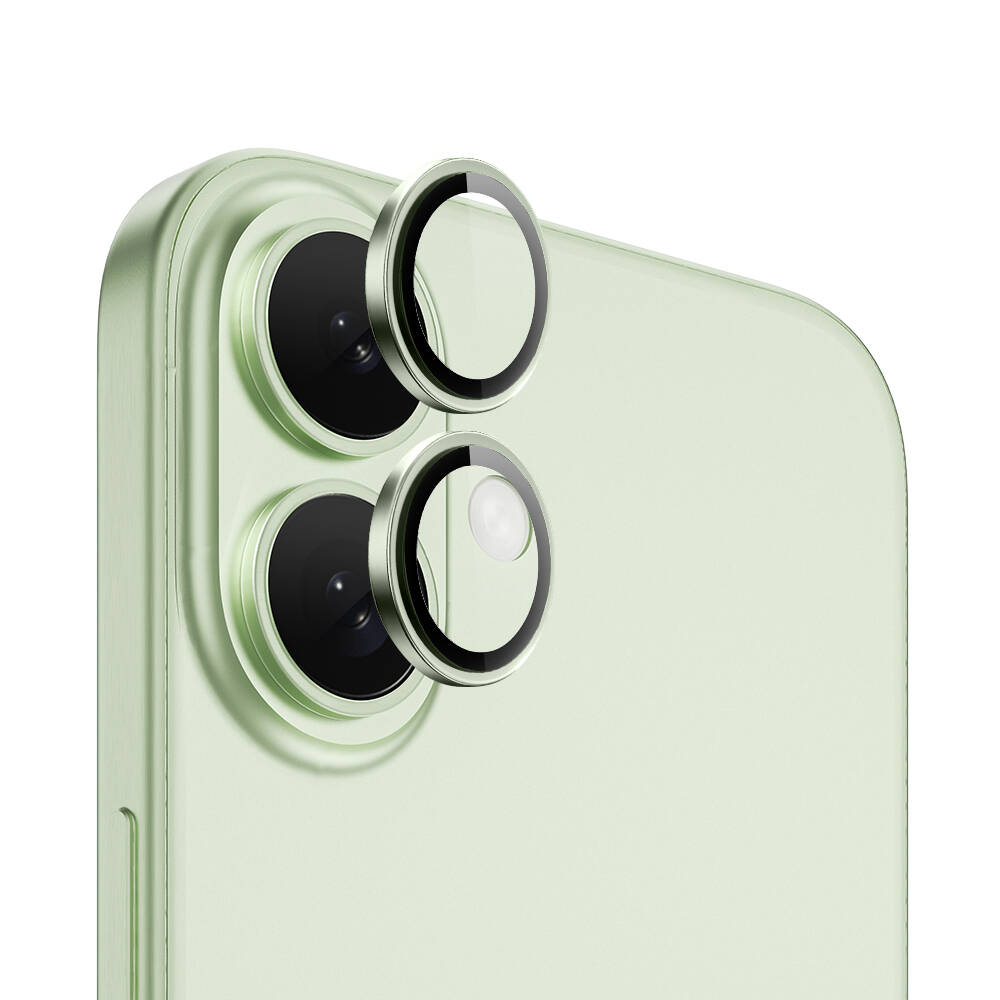 Wiwu LG-004 iPhone 16 Plus PVD Lens Guard Metal Kamera Lens Koruyucu