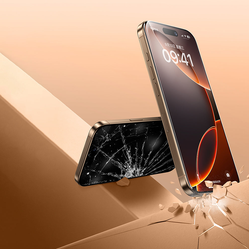 Benks iPhone 16 Pro 0.3mm InvisiWarrior Ekranı Tam Kaplayan Full Şeffaf Ekran Koruyucu