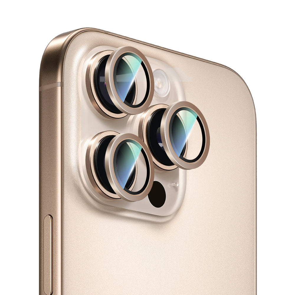 CaseWorld Alloy Serisi iPhone 16 Pro Oleofobik Anti Reflective Kamera Lens Koruyucu