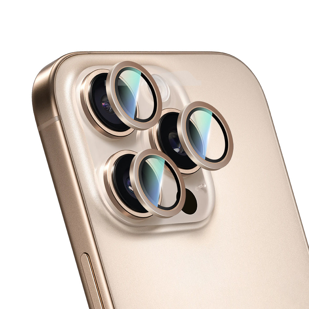 CaseWorld Alloy Serisi iPhone 16 Pro Oleofobik Anti Reflective Kamera Lens Koruyucu
