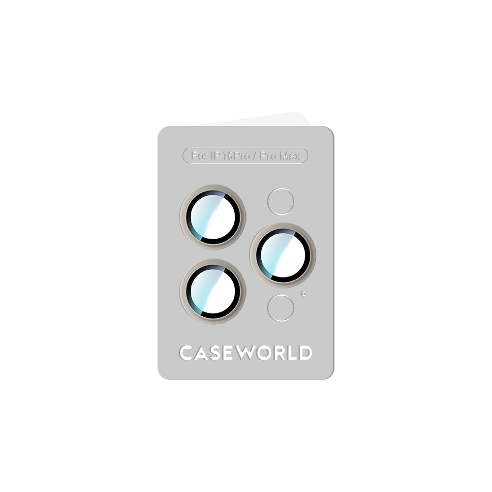 CaseWorld Alloy Serisi iPhone 16 Pro Oleofobik Anti Reflective Kamera Lens Koruyucu