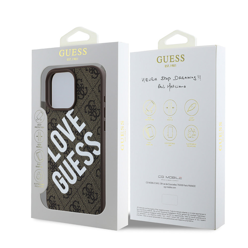 Guess iPhone 16 Pro Orjinal Lisanslı Big Love Guess Telefon Kılıfı - 15