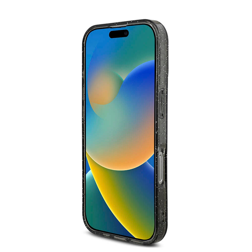 Guess iPhone 16 Pro Orjinal Lisanslı Magsafe Şarj Özellikli Simli Silikon İnci Bileklikli Telefon Kılıfı - 7