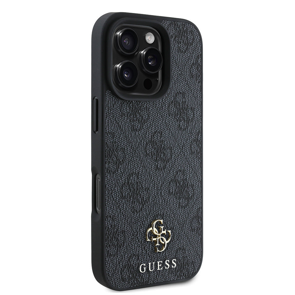 Guess iPhone 16 Pro Orjinal Lisanslı Magsafe Şarj Özellikli Small 4G Classic Telefon Kılıfı-4