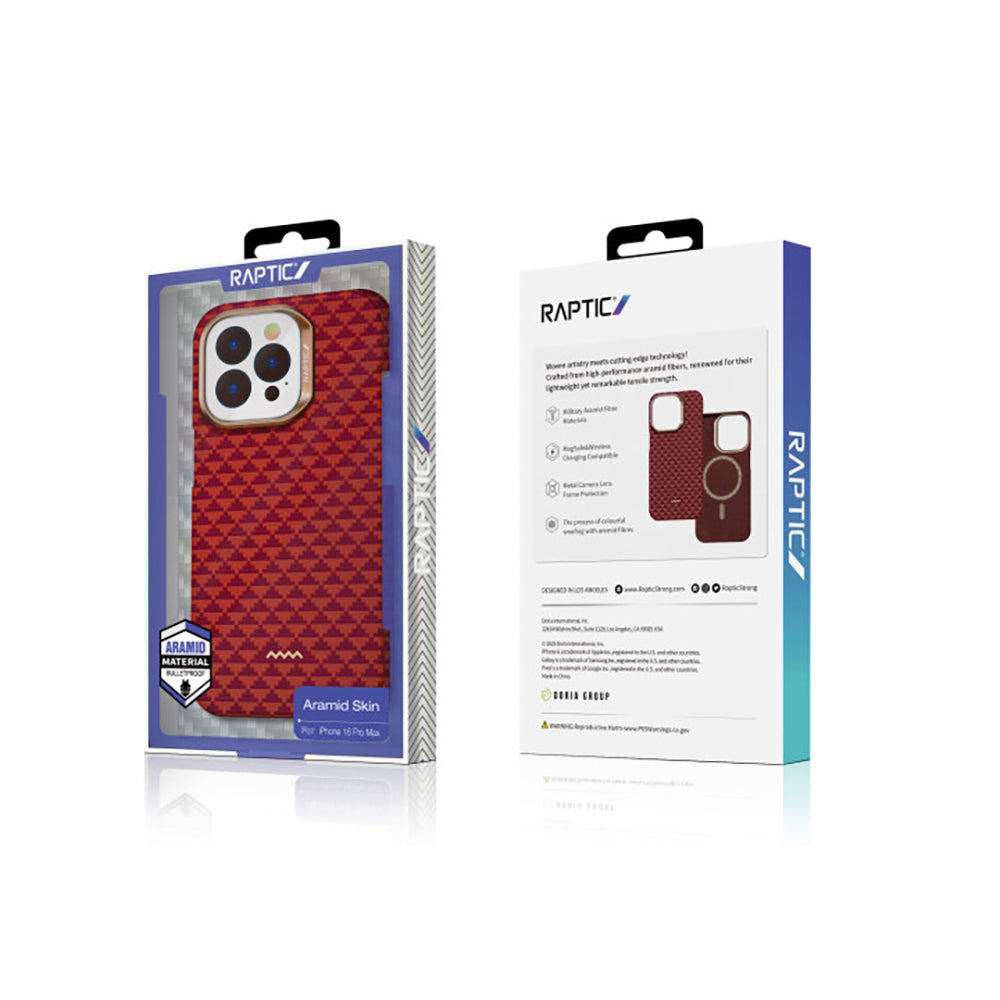 iPhone 16 Pro Magsafe Raptic Aramid Skin Origin Serisi Kılıf