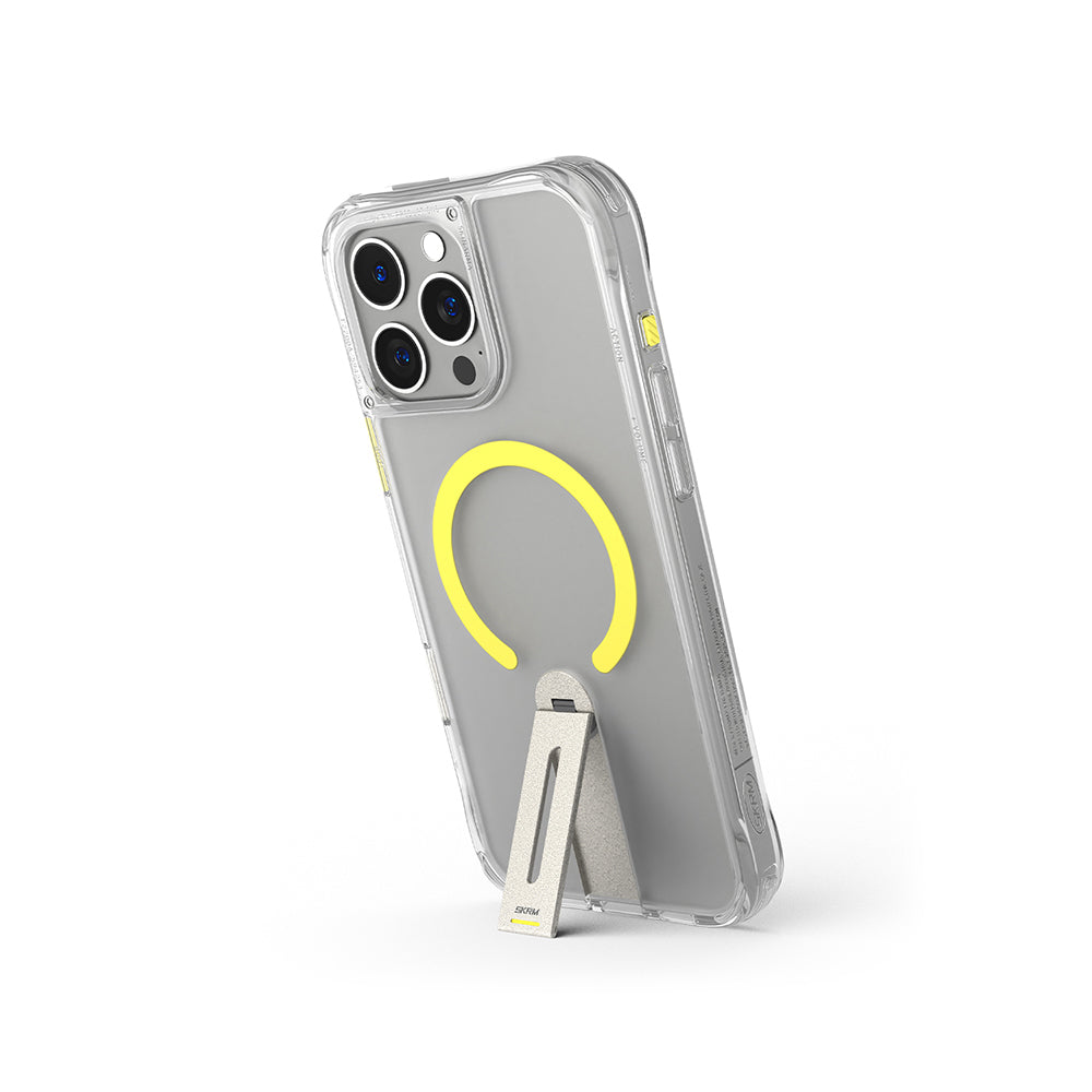 Skinarma Helix iPhone 16 Pro Magsafe Şarj Özellikli 360 Derece Dönebilen Standlı Kılıf