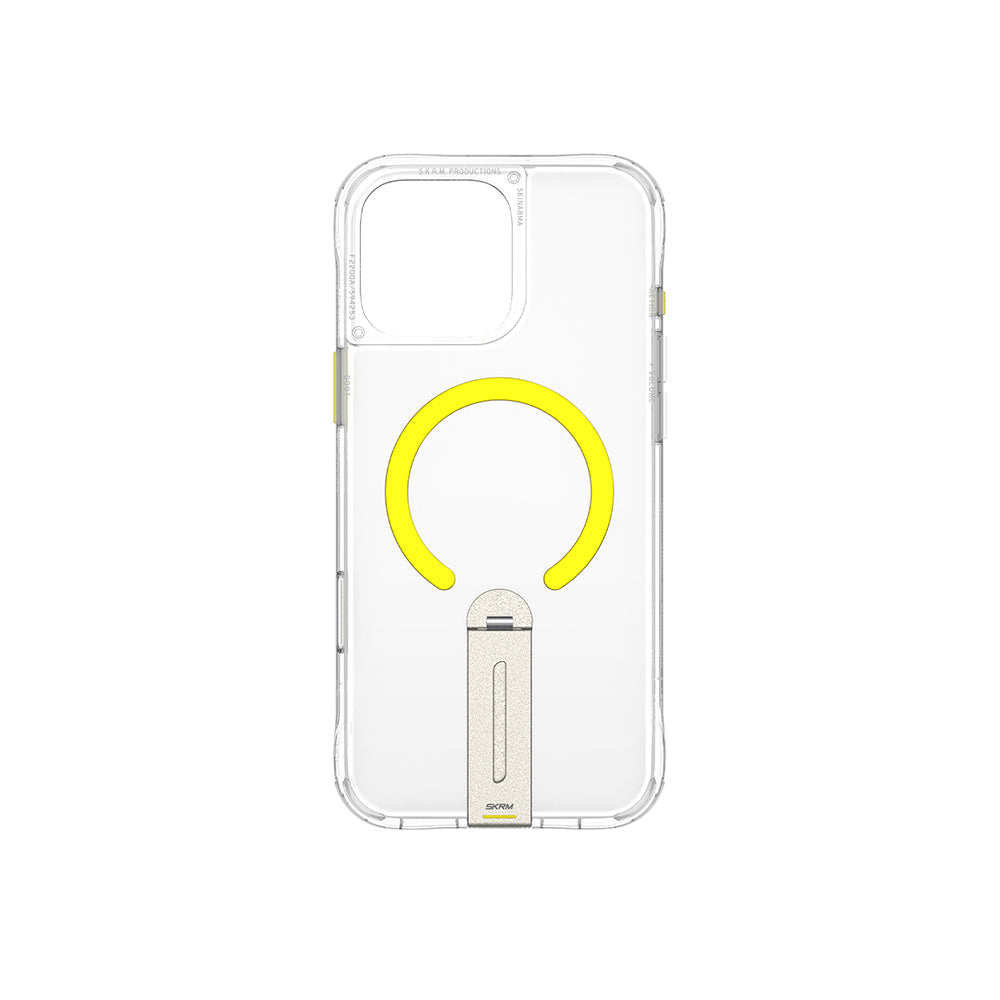 Skinarma Helix iPhone 16 Pro Magsafe Şarj Özellikli 360 Derece Dönebilen Standlı Kılıf