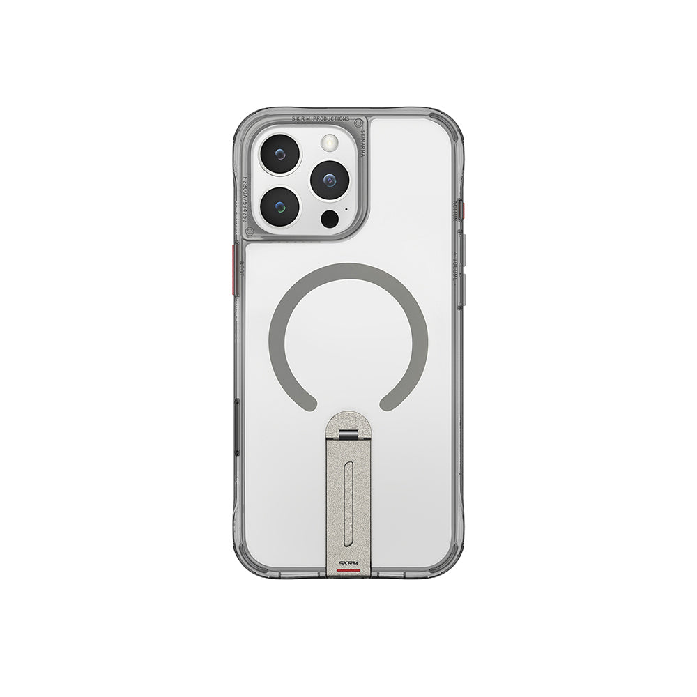 Skinarma Helix iPhone 16 Pro Magsafe Şarj Özellikli 360 Derece Dönebilen Standlı Kılıf