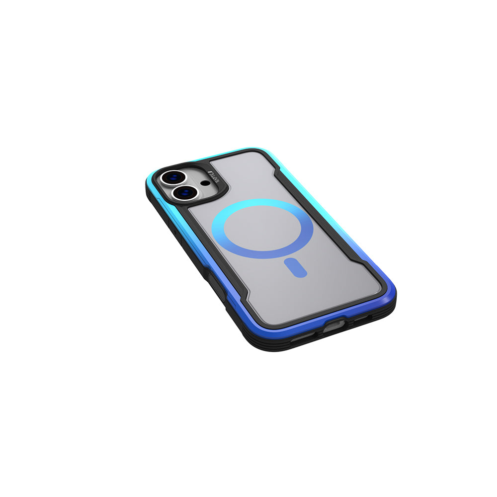 Raptic Shield 2.0 Serisi iPhone 16 Pro M-safe Şarj Özellikli Airbagli Şeffaf Arka Yüzey Kılıf