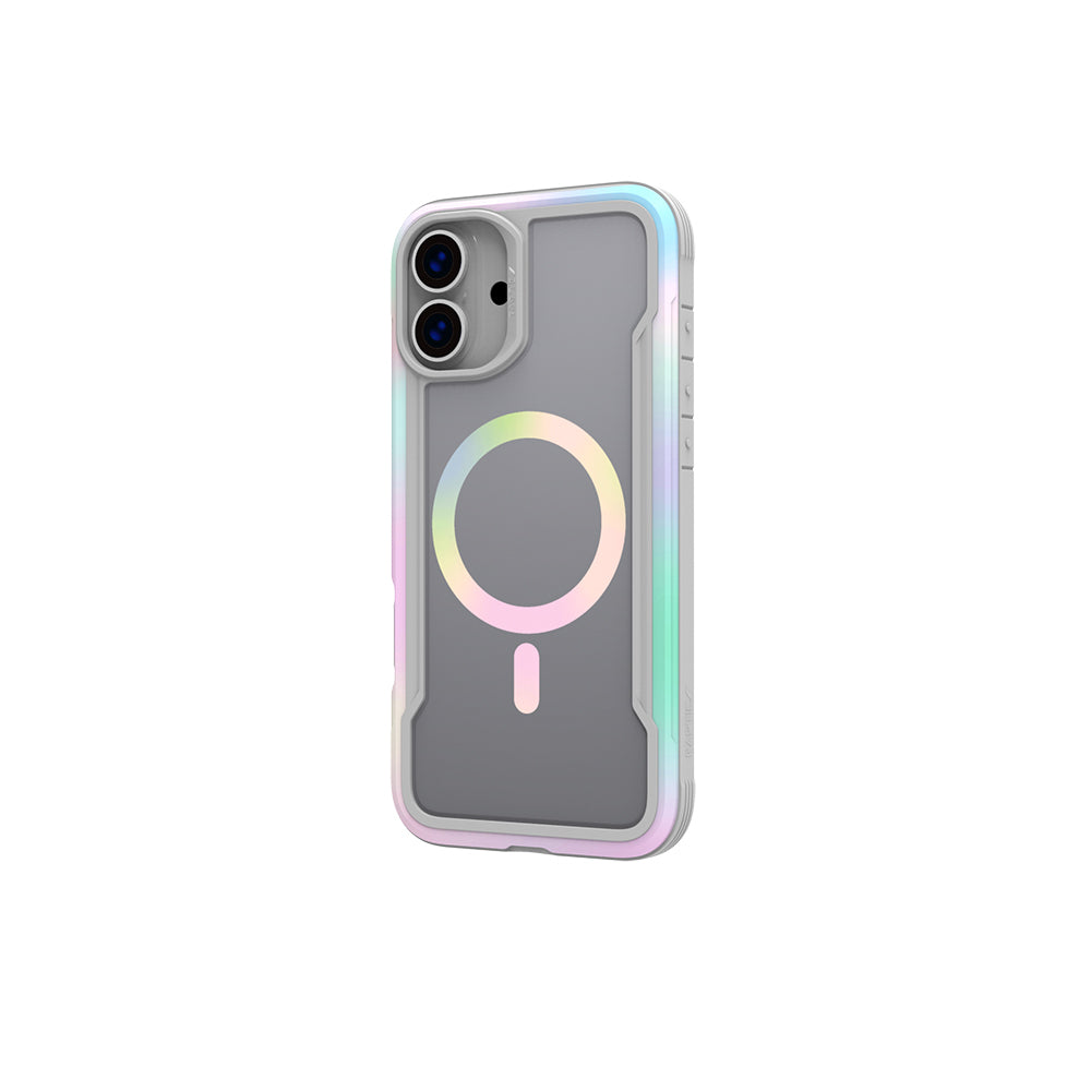 Raptic Shield 2.0 Serisi iPhone 16 Pro M-safe Şarj Özellikli Airbagli Şeffaf Arka Yüzey Kılıf