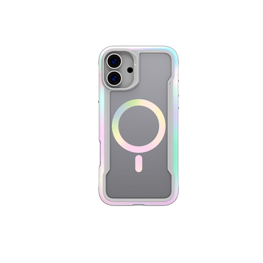 Raptic Shield 2.0 Serisi iPhone 16 Pro M-safe Şarj Özellikli Airbagli Şeffaf Arka Yüzey Kılıf