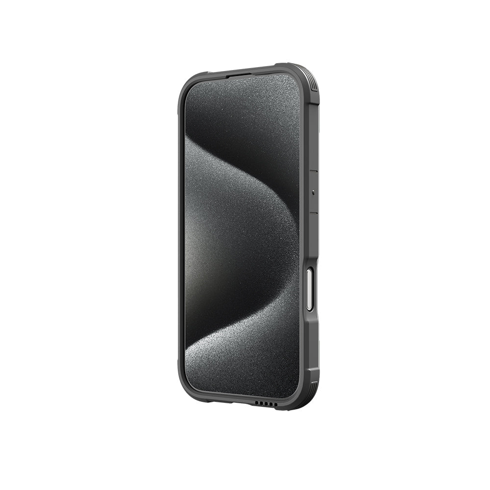 Raptic Shield Serisi iPhone 16 Pro M-safe Şarj Özellikli Airbagli Şeffaf Arka Yüzey Kılıf