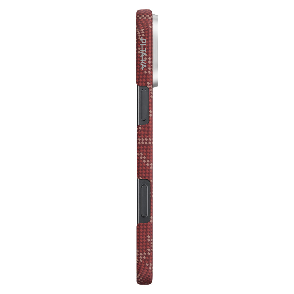 Pitaka Tactile Woven Monogram Serisi iPhone 16 Pro M-safe Şarj Özellikli Aramid Fiber Kılıf