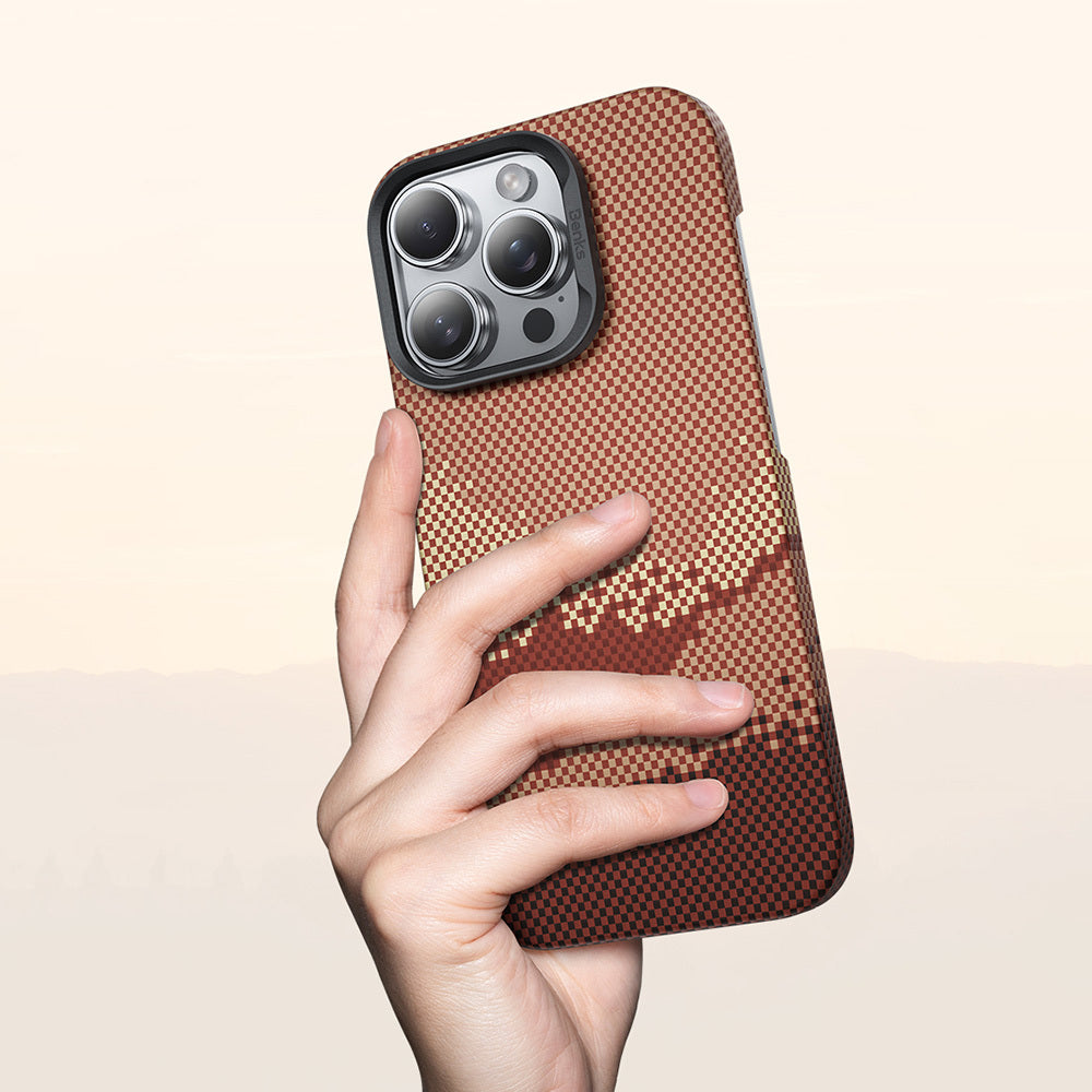 Benks GoldenTide ArmorAir 600D iPhone 16 Pro M-safe Kevlar Kılıf