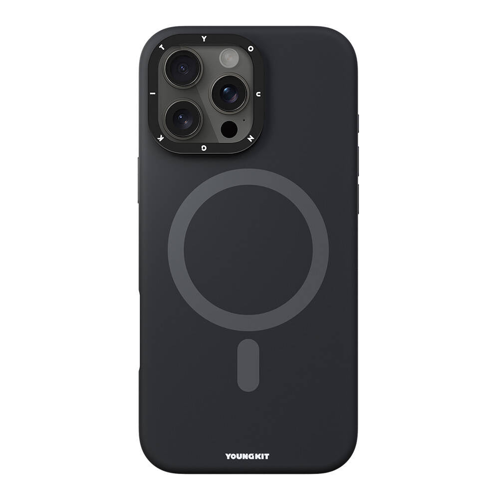 Youngkit Bitty Cream iPhone 16 Pro Magsafe Şarj Özellikli Kamera Standlı Telefon Kılıfı-2
