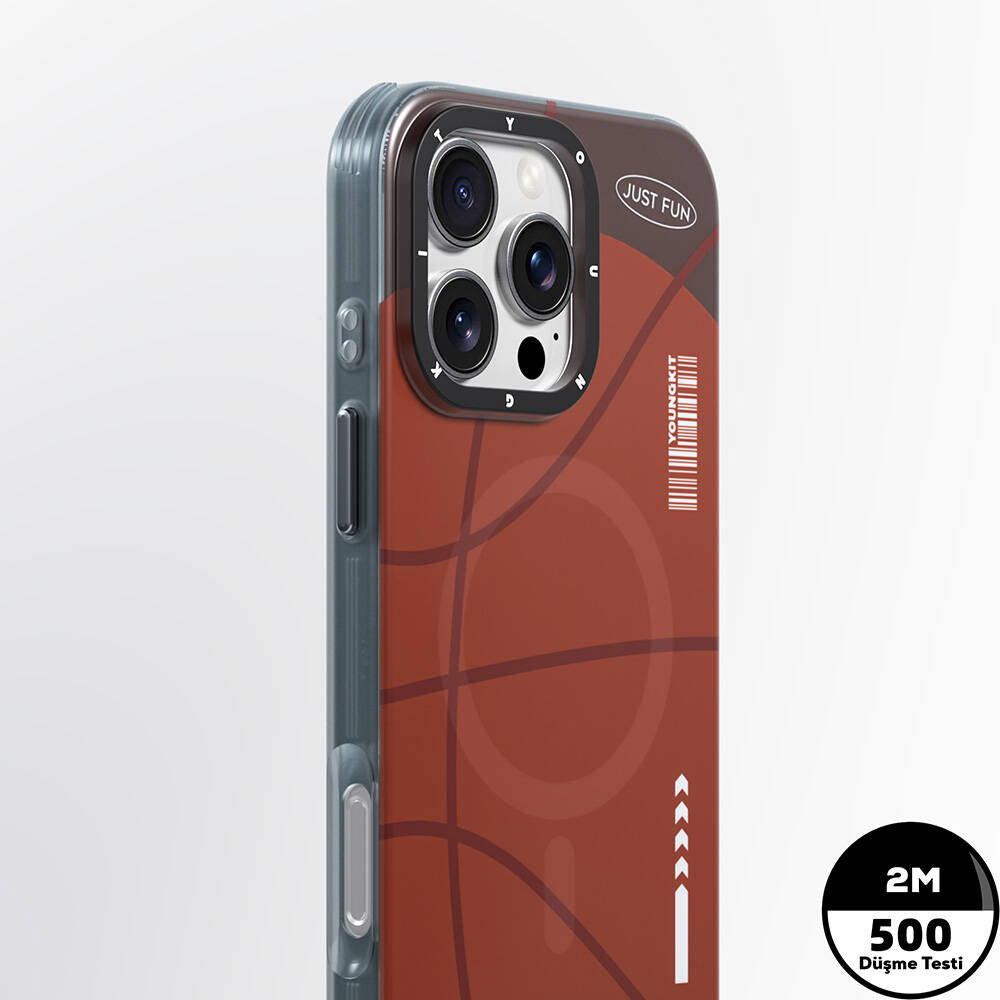 Youngkit Dynamic Serisi iPhone 16 Pro Magsafe Şarj Özellikli Spor Tasarımlı Telefon Kılıfı-9