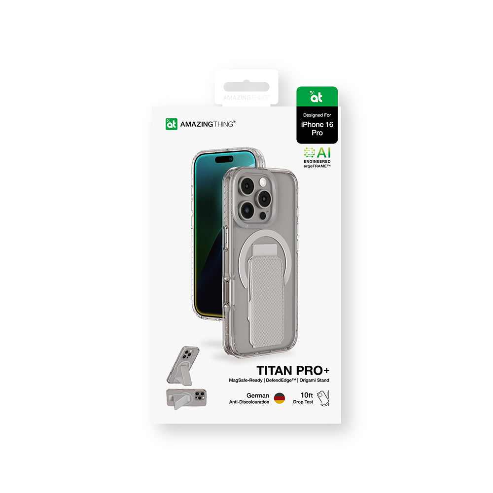 Amazingthing Titan Pro Plus iPhone 16 Pro Magsafe Standlı Telefon Kılıfı - 14
