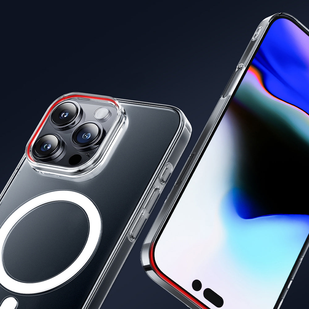 Wiwu YXK-207 Invisible Pro iPhone 16 Pro M-safe Şarj Özellikli Sert PC Kılıf