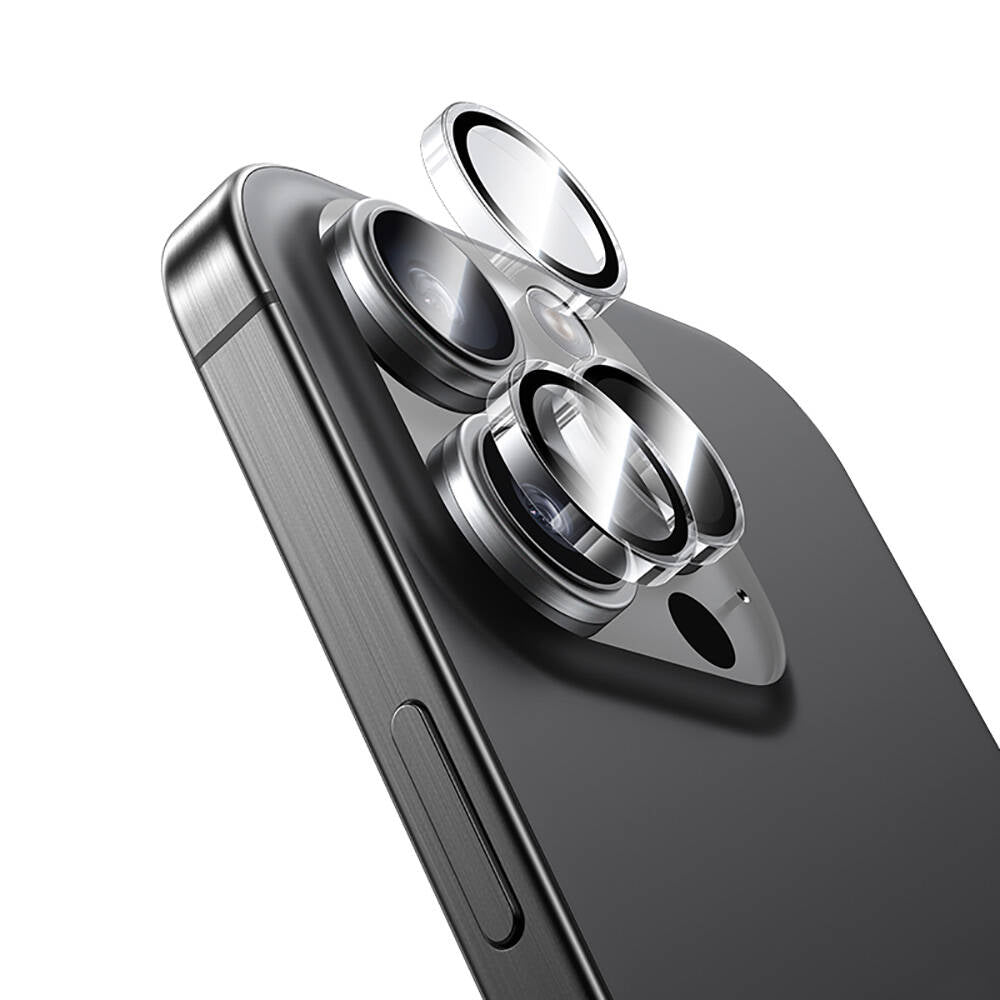 Benks AR Glass Warrior iPhone 16 Pro Max Transparan Premium Cam Kamera Lens Koruyucu