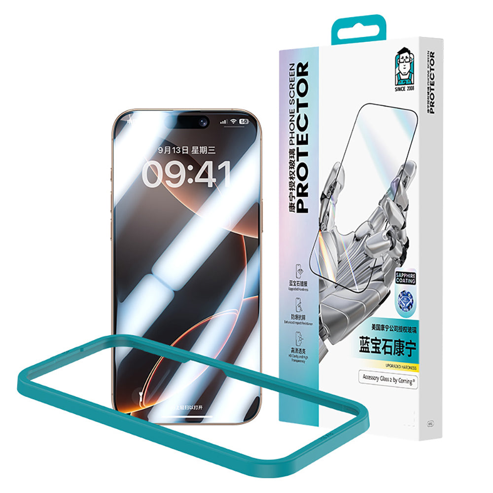 Benks Glass Warrior iPhone 16 Pro Max Safir Coating Ultra İnce Cam Ekran Koruyucu