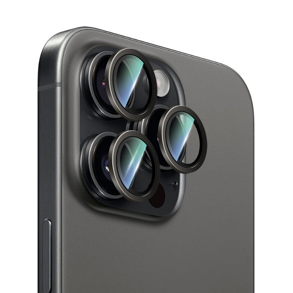 CaseWorld Alloy Two-Color Serisi iPhone 16 Pro Max Lens Koruyucu