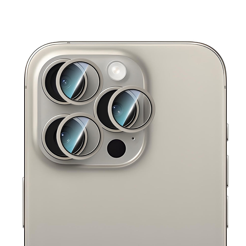 CaseWorld Alloy Two-Color Serisi iPhone 16 Pro Max Lens Koruyucu