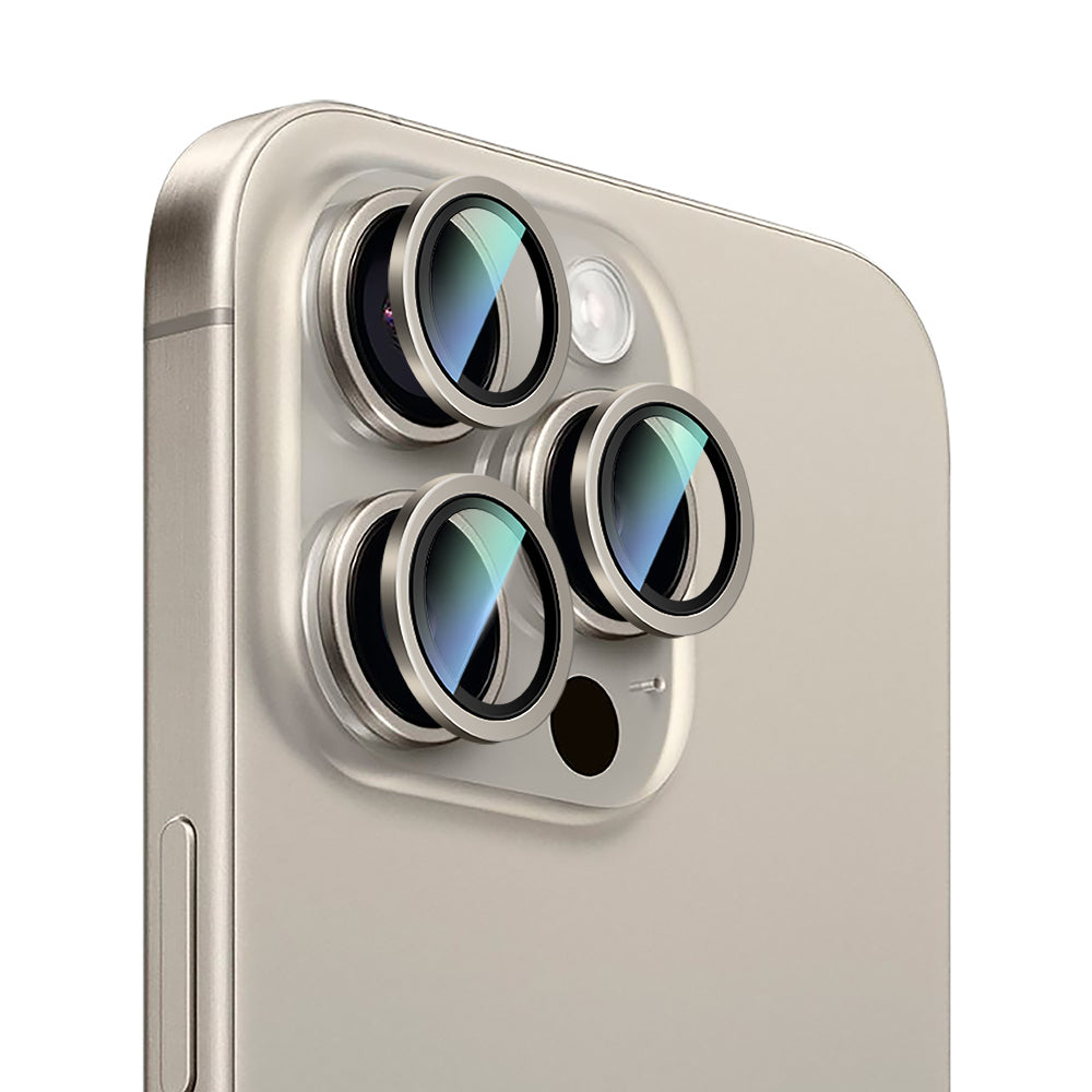 CaseWorld Alloy Two-Color Serisi iPhone 16 Pro Max Lens Koruyucu