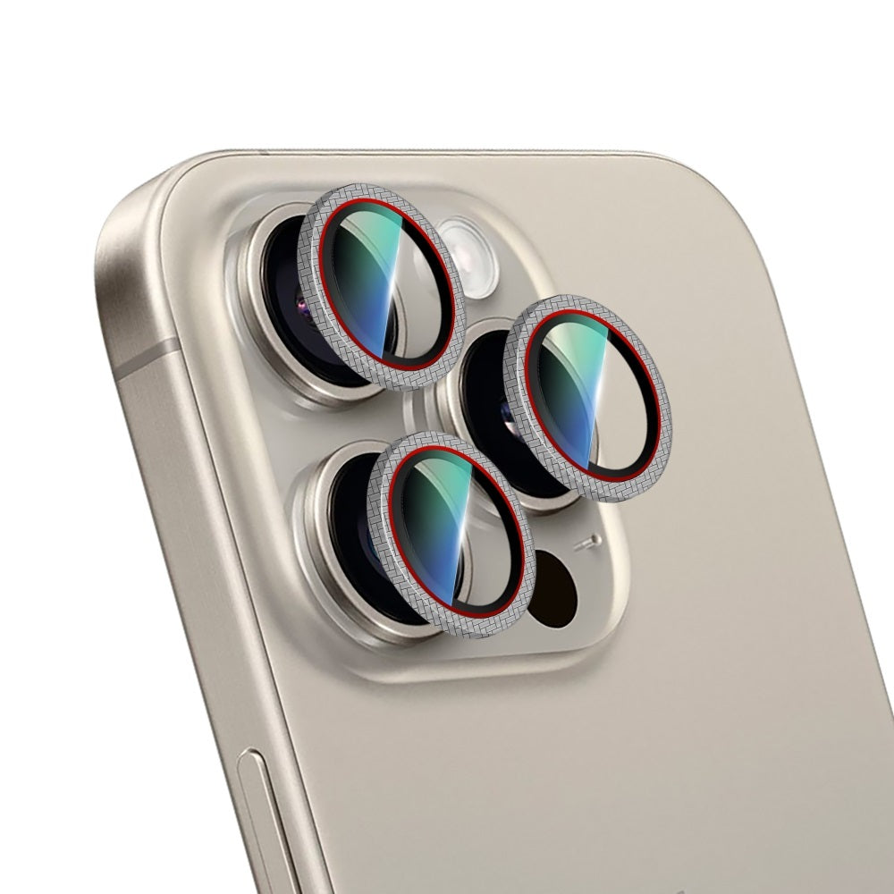 CaseWorld Karbon Fiber Serisi iPhone 16 Pro Max Anti Reflective Ultra Clear Kamera Lens Koruyucu