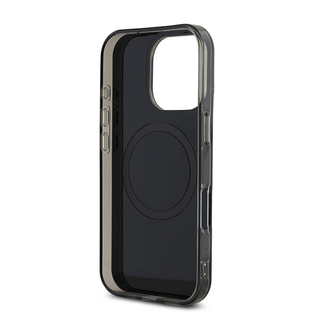 AMG iPhone 16 Pro Max Orjinal Lisanslı M-safe Şarj Özellikli IML Baskı Logolu Çift Katmanlı Bow Lines Kılıf