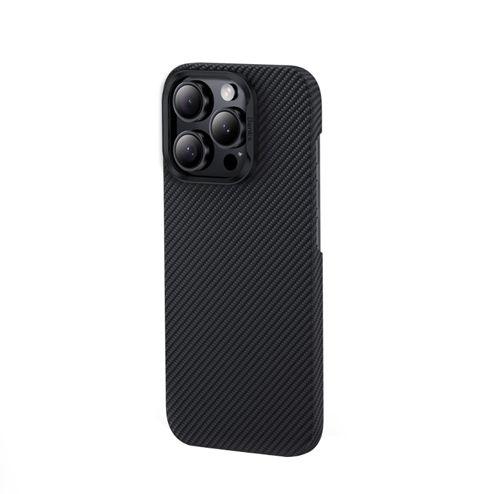Benks iPhone 16 Pro Max M-safe Metal Kamera Çerçeveli Magnetik ArmorAir 600D Kevlar Fiber Kılıf