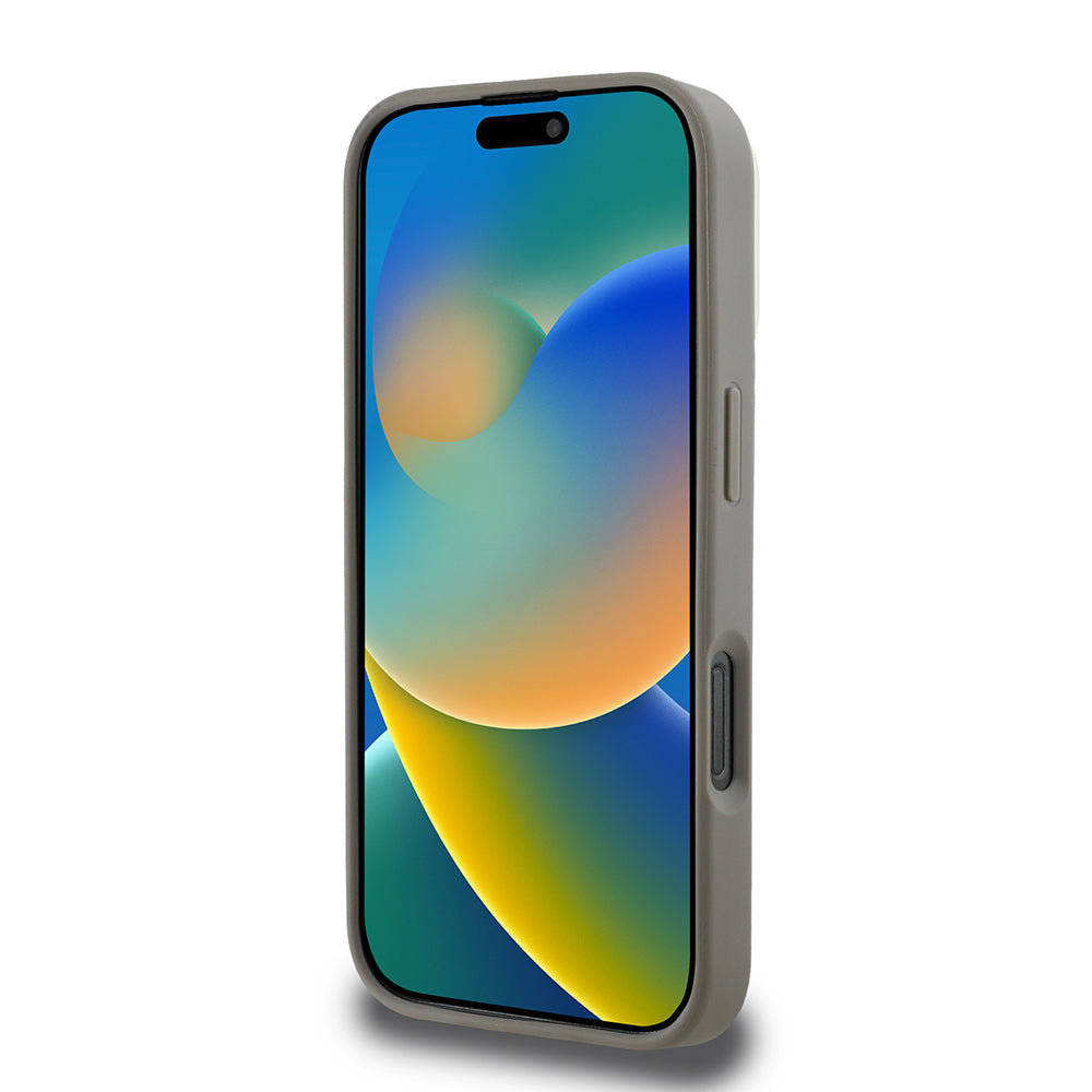 DKNY iPhone 16 Pro Max Orjinal Lisanslı M-safe Şarj Özellikli 3D Yazılı Checkered Pattern Kılıf
