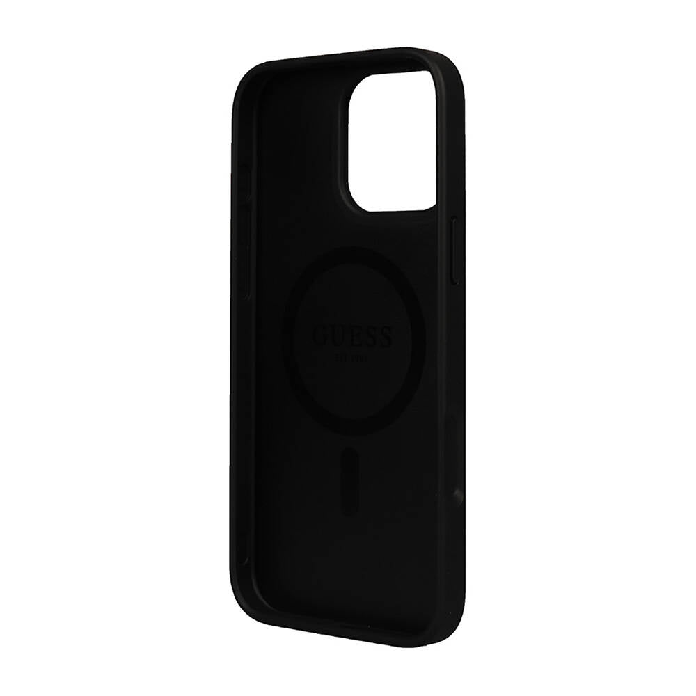 Guess iPhone 16 Pro Max Orjinal Lisanslı Magsafe Şarj Özellikli Small 4G Classic Telefon Kılıfı - 4