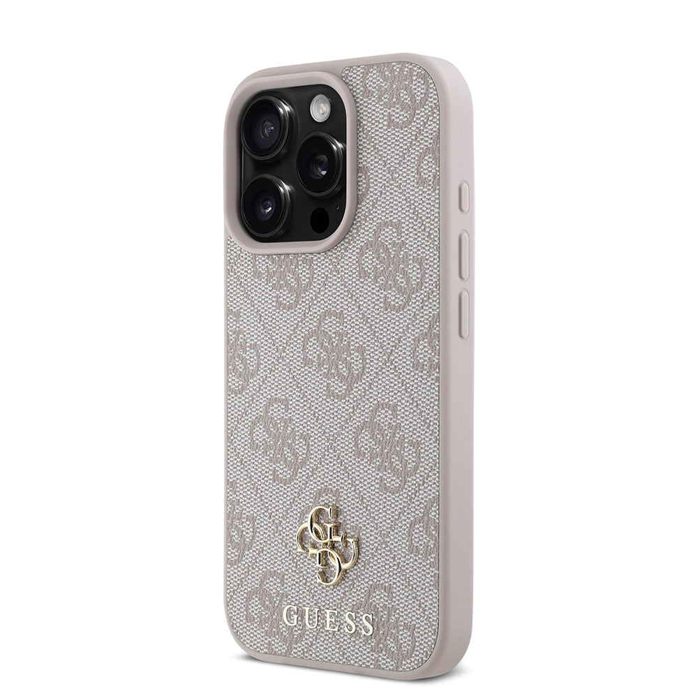 Guess iPhone 16 Pro Max Orjinal Lisanslı Magsafe Şarj Özellikli Small 4G Classic Telefon Kılıfı - 12