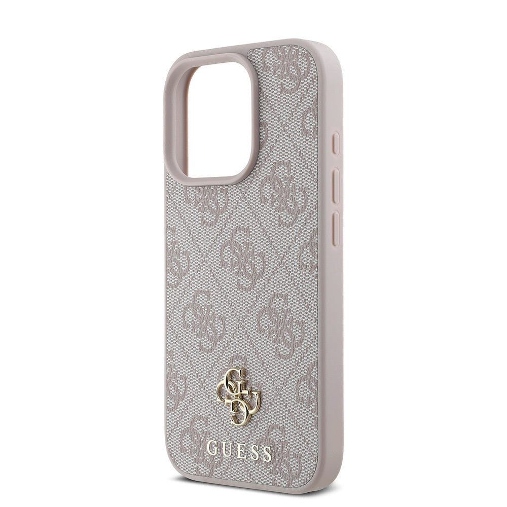Guess iPhone 16 Pro Max Orjinal Lisanslı Magsafe Şarj Özellikli Small 4G Classic Telefon Kılıfı - 16