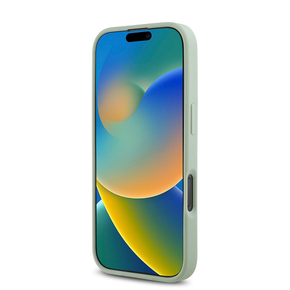 Guess iPhone 16 Pro Max Orjinal Lisanslı Magsafe Şarj Özellikli Yazı Logolu Grained Telefon Kılıfı - 20