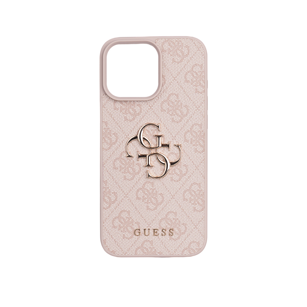 Guess iPhone 16 Pro Max Orjinal Lisanslı PU Deri 4G Büyük Metal Logolu Çapraz Vücut Askılı Telefon Kılıfı