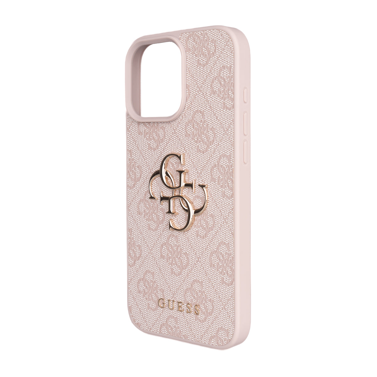 Guess iPhone 16 Pro Max Orjinal Lisanslı PU Deri 4G Büyük Metal Logolu Çapraz Vücut Askılı Telefon Kılıfı