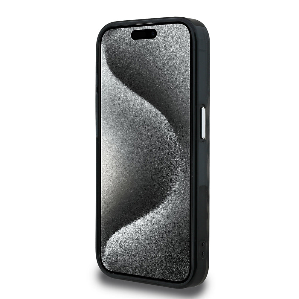 Karl Lagerfeld iPhone 16 Pro Max Orjinal Lisanslı IML Leopar Baskılı Telefon Kılıfı
