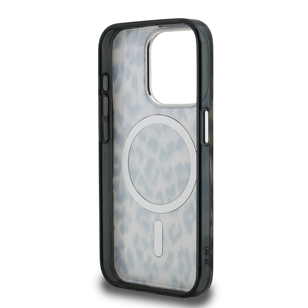 Karl Lagerfeld iPhone 16 Pro Max Orjinal Lisanslı IML Leopar Baskılı Telefon Kılıfı