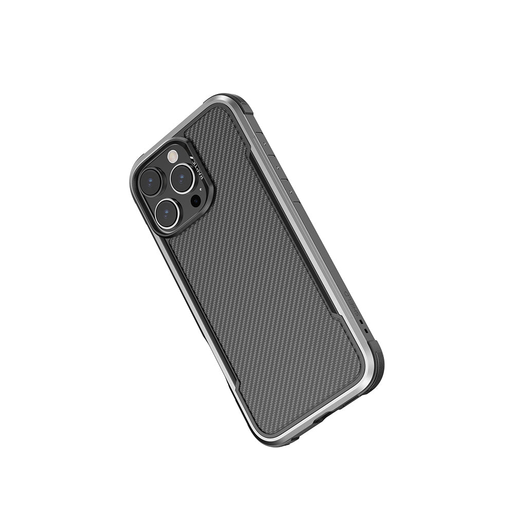 Raptic Apex Serisi iPhone 16 Pro Max Kılıf M-safe Airbagli Karbon Fiber Tasarımlı Kılıf