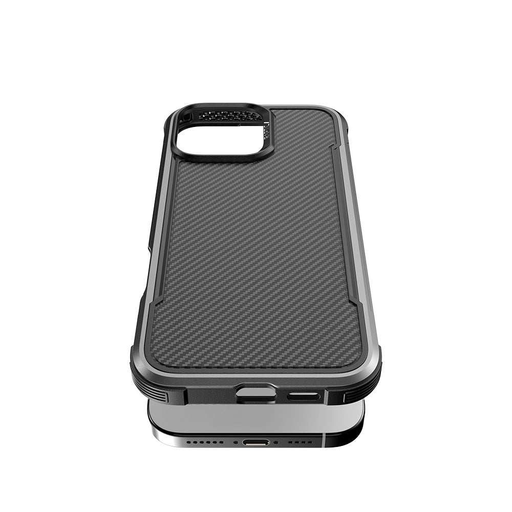 Raptic Apex Serisi iPhone 16 Pro Max Kılıf M-safe Airbagli Karbon Fiber Tasarımlı Kılıf