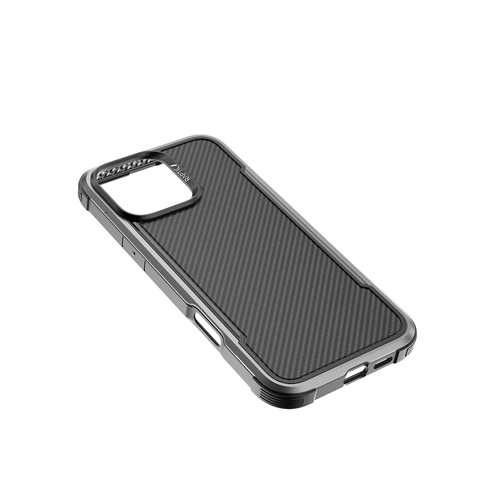 Raptic Apex Serisi iPhone 16 Pro Max Kılıf M-safe Airbagli Karbon Fiber Tasarımlı Kılıf