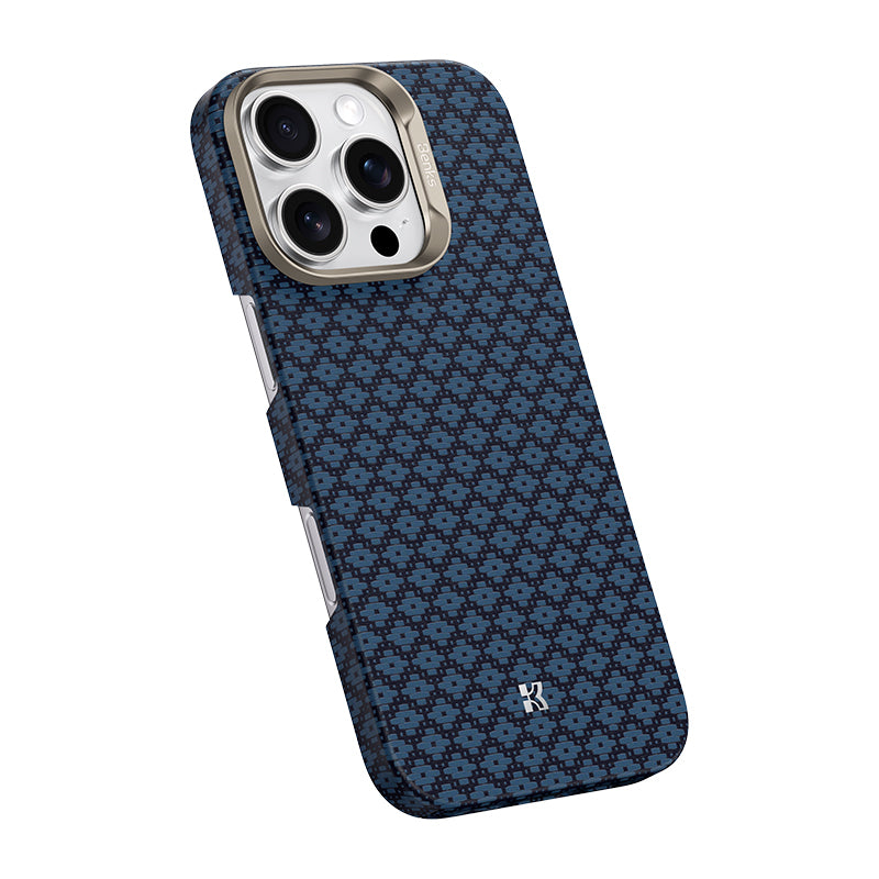 Benks ArmorAir ArmorGrid Serisi iPhone 16 Pro Max M-Safe Şarj Özellikli Kevlar Kılıf